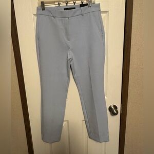 White House Black Market Soft Gray Straight Leg Pants